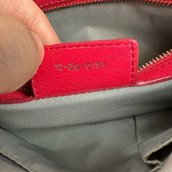 LADY DIOR Granville Cannage Satchel Bag Leather - Picture 12 of 13